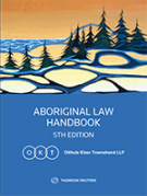 Cover of Aboriginal Law Handbook