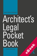 Cover of Architect's Legal Pocket Book (eBook)