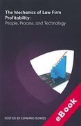 Cover of The Mechanics of Law Firm Profitability: People, Process, and Technology (eBook)