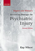 Cover of Napier and Wheat's Recovering Damages for Psychiatric Injury