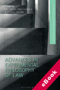 Cover of Advances in Experimental Philosophy of Law (eBook)