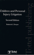 Cover of Children and Personal Injury Litigation
