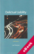 Cover of Delictual Liability (eBook)
