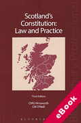 Cover of Scotland's Constitution: Law and Practice (eBook)