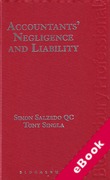Cover of Accountants' Negligence and Liability (eBook)