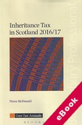 Cover of Inheritance Tax in Scotland 2016/17 (eBook)