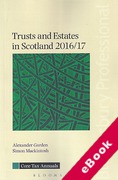 Cover of Trusts and Estates in Scotland 2016/17 (eBook)