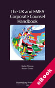 Cover of The UK and EMEA Corporate Counsel Handbook (eBook)