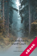 Cover of Style Writs for the Sheriff Court (eBook)