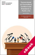 Cover of Cornerstone on Councillors' Conduct and Standards in Public Life (eBook)
