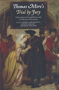 Cover of Thomas More's Trial by Jury: A Procedural and Legal Review with a Collection of Documents