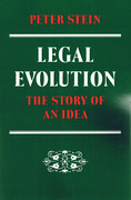 Cover of Legal Evolution: The Story of an Idea
