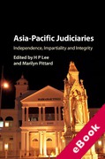 Cover of Asia-Pacific Judiciaries: Independence, Impartiality and Integrity (eBook)