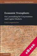 Cover of Economic Transplants: On Lawmaking for Financial Markets (eBook)
