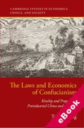 Cover of The Laws and Economics of Confucianism: Kinship and Property in Preindustrial China and England (eBook)