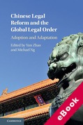Cover of Chinese Legal Reform and the Global Legal Order: Adoption and Adaptation (eBook)