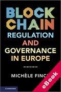 Cover of Blockchain Regulation and Governance in Europe (eBook)