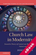 Cover of Church Law in Modernity: Toward a Theory of Canon Law Between Nature and Culture (eBook)
