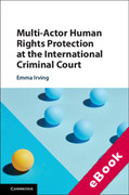 Cover of Multi-Actor Human Rights Protection at the International Criminal Court (eBook)