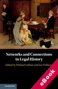 Cover of Networks and Connections in Legal History (eBook)