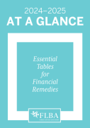 Cover of At A Glance 2024-25: Essential Tables for Financial Remedies