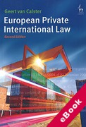 Cover of European Private International Law (eBook)