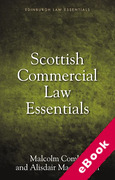 Cover of Scottish Commercial Law Essentials (eBook)