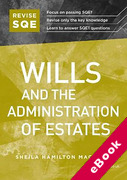Cover of Revise SQE: Wills and the Administration of Estates (eBook)