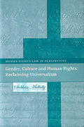 Cover of Gender, Culture and Human Rights: Reclaiming Universalism