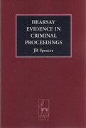 Cover of Hearsay Evidence in Criminal Proceedings