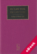 Cover of EU Law for UK Lawyers 2nd ed (eBook)