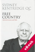Cover of Free Country: Selected Lectures and Talks (eBook)