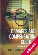 Cover of Damages and Compensation Culture: Comparative Perspectives (eBook)