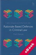 Cover of Rationale-Based Defences in Criminal Law (eBook)