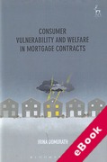 Cover of Consumer Vulnerability and Welfare in Mortgage Contracts (eBook)