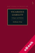 Cover of Vicarious Liability: Critique and Reform (eBook)