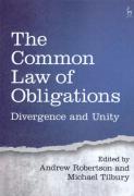Cover of The Common Law of Obligations: Divergence and Unity