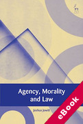 Cover of Agency, Morality and Law (eBook)