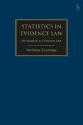 Cover of Statistics in Evidence Law: An Analysis at Common Law