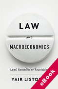 Cover of Law and Macroeconomics: Legal Remedies to Recessions (eBook)