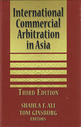 Cover of International Commercial Arbitration in Asia