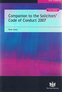 Cover of Companion to the Solicitors Code of Conduct