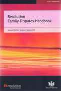Cover of Resolution Family Disputes Handbook