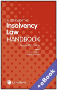 Cover of Butterworths Insolvency Law Handbook 2023 (Book &#38; eBook Pack)