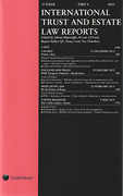Cover of International Trust and Estate Law Reports