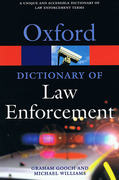 Cover of A Dictionary of Law Enforcement