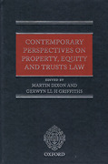 Cover of Contemporary Perspectives on Property, Equity and Trust Law