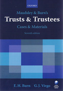 Cover of Maudsley & Burn's Trusts & Trustees: Cases & Materials