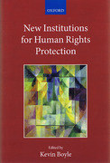 Cover of New Institutions for Human Rights Protection