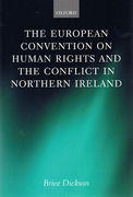 Cover of European Convention on Human Rights and the Conflict in Northern Ireland